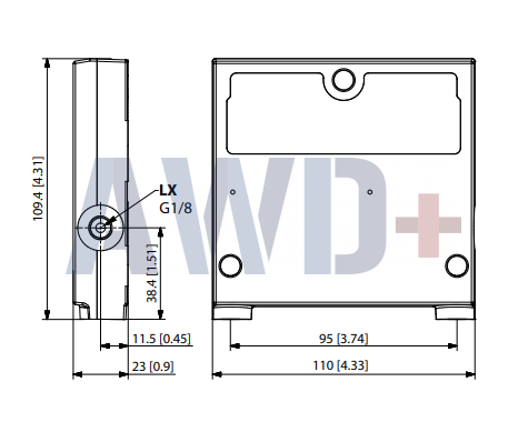 157B2011 Сливная секция PVG 32 Danfoss