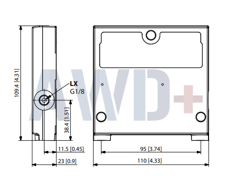 157B2011 Сливная секция PVG 32 Danfoss