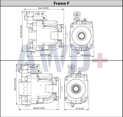 FRL074 Аксиально-поршневой насос Danfoss FR-L-074