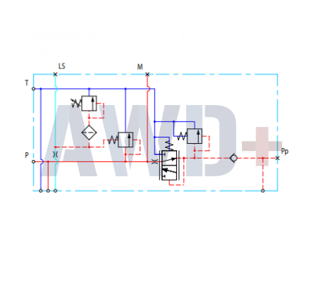 157B5110 Напорная секция распределителя PVG 32