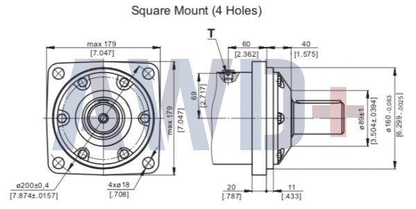 Гидромотор M+S MV 315 C