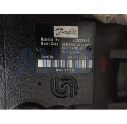 83033995 / JR-R-S75C-LS-23-20-NN-N-3-K4N9-A8N-NNN-JJJ-NNN Аксиально-поршневой насос Danfoss JRRS75