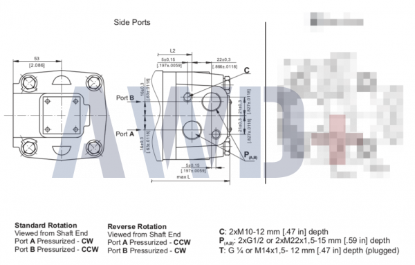 Гидромотор M+S MS 160 C