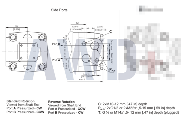 Гидромотор M+S MS 80 C