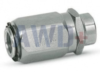 VRU-G3/8_VRF02C - Дроссель одностороннего действия трубного монтажа, G3/8", 30 л/мин, 320 бар