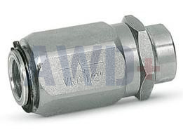 VRU-G1/2_VRF03C - Дроссель одностороннего действия трубного монтажа, G1/2", 50 л/мин, 320 бар