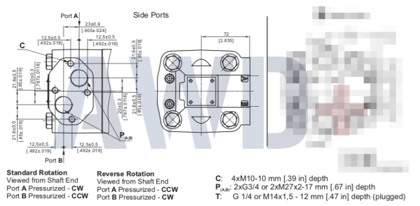 Гидромотор M+S MT 200 C