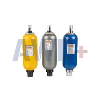 NXQ-A-50/31.5-L-Y - Пневмогидравлический баллонный аккумулятор, V=50л, Рмакс=315бар, G2", (NBR, -20°C...+85°C ), газовый клапан 5/8” UNF