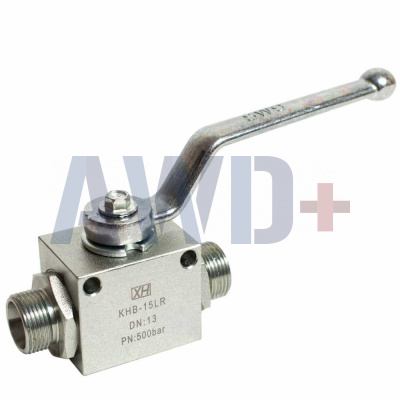 KHB-G1/4_RSAP2V-01 - Кран шаровой гидравлический 2/2, G1/4", 25 л/мин, 500 бар