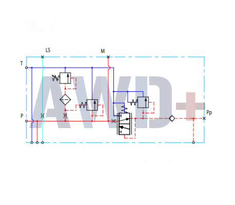 157B5111 Напорная секция распределителя PVG 32