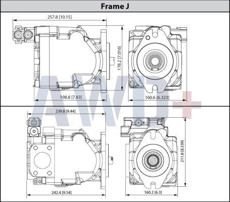 JRLS60 Аксиально-поршневой насос Danfoss JR-L-S60