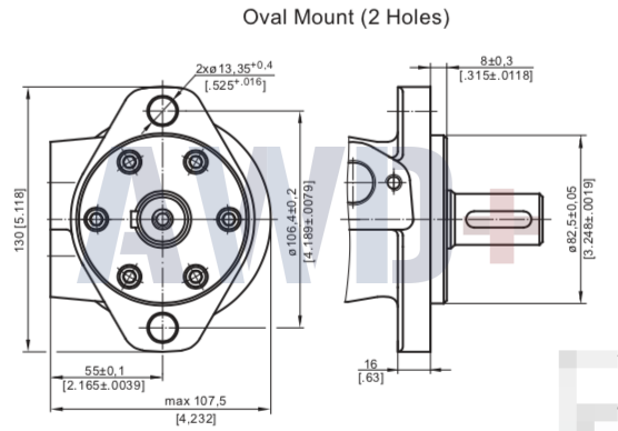 Гидромотор M+S MR 200 C