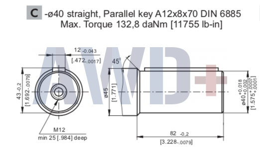 Гидромотор M+S MT 400 C