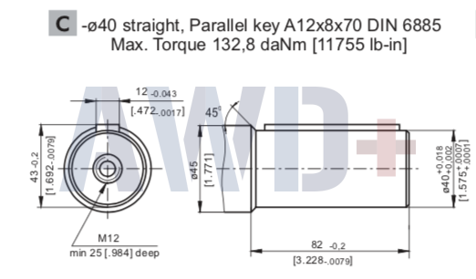 Гидромотор M+S MT 200 C