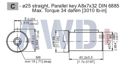 Гидромотор M+S MR 125 C