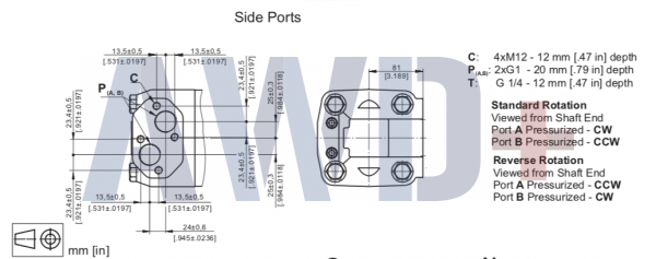 Гидромотор M+S MV 315 C