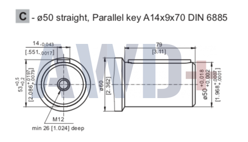 Гидромотор M+S MV 315 C