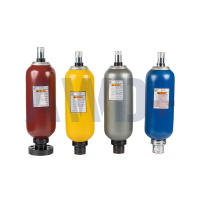 NXQ-A-50/31.5-L-Y - Пневмогидравлический баллонный аккумулятор, V=50л, Рмакс=315бар, G2", (NBR, -20°C...+85°C ), газовый клапан 5/8” UNF