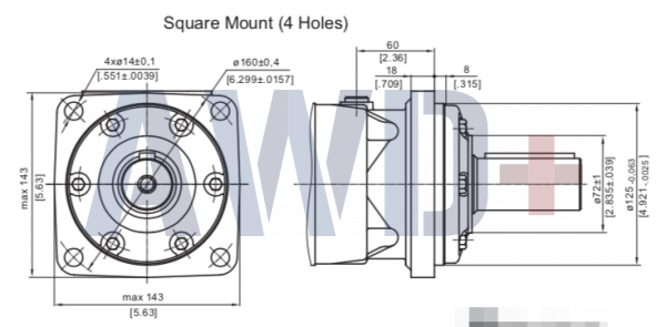 Гидромотор M+S MT 400 C