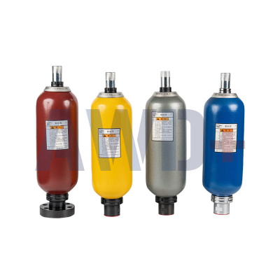 NXQ-A-50/31.5-L-Y - Пневмогидравлический баллонный аккумулятор, V=50л, Рмакс=315бар, G2", (NBR, -20°C...+85°C ), газовый клапан 5/8” UNF