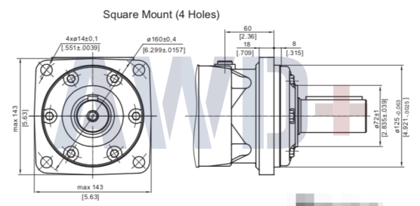 Гидромотор M+S MT 200 C