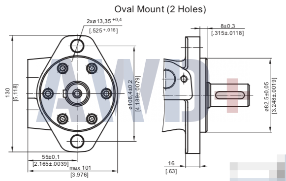 Гидромотор M+S MP 200 C