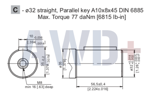 Гидромотор M+S MS 80 C