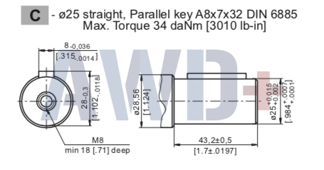 Гидромотор M+S MP 200 C